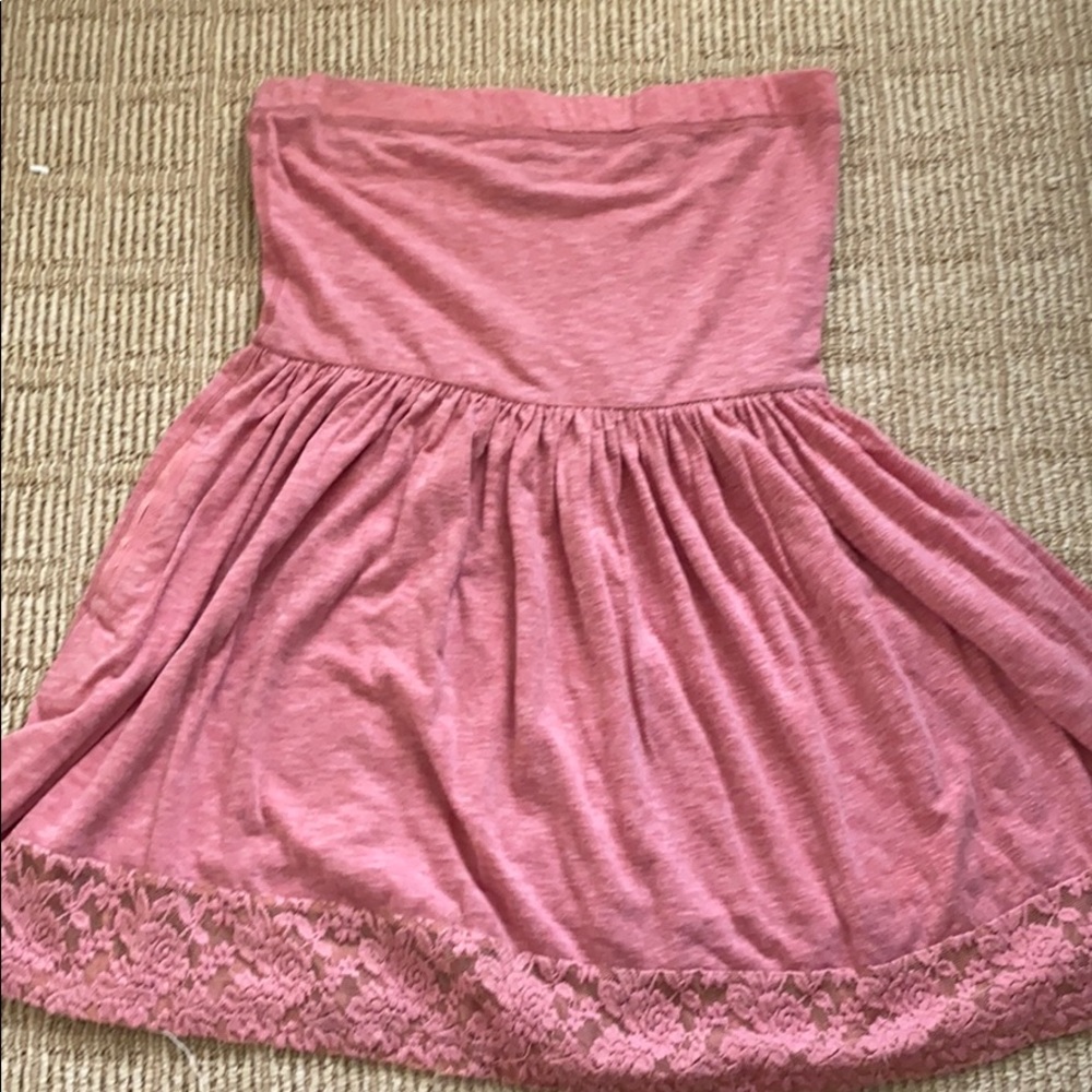 Superdry strapless mini dress